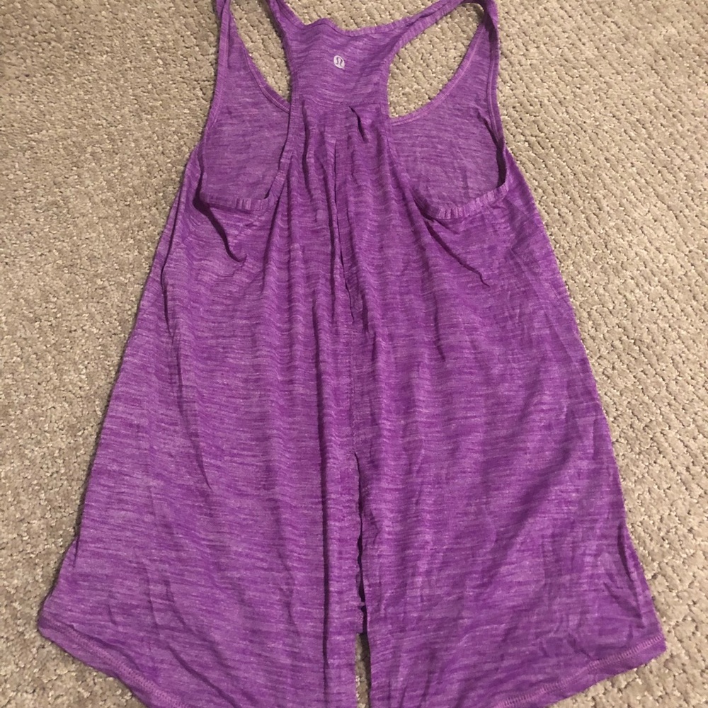 Lululemon Singlet Purple Luon Tank 4